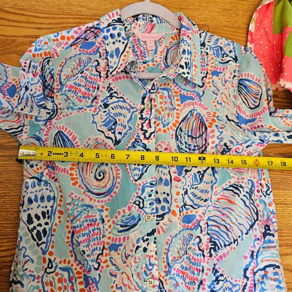 Lilly Pulitzer Jupiter Island Tunic Shell Me About It Size Small - Picture 6 of 7